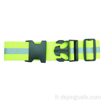 Ceinture élastique avec sangles réfléchissantes pour courir et marcher